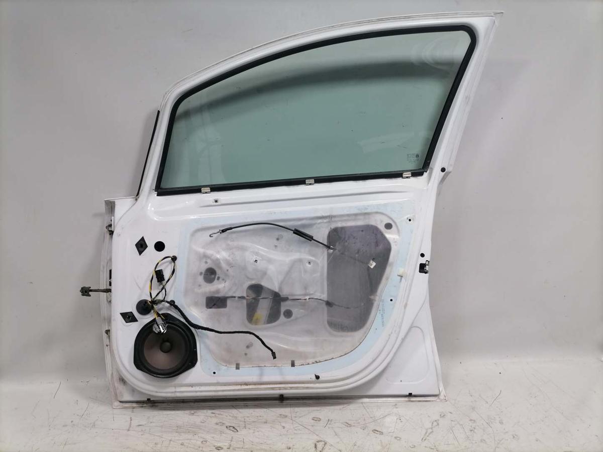 Opel Corsa D original T&uuml;r vorn rechts Y474 Casablancawei&szlig; Rohbau 5 T&uuml;rer BJ08